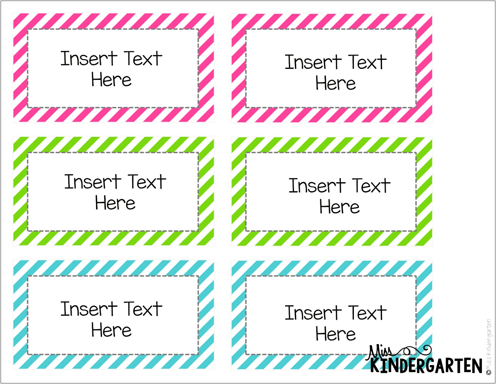 Free Template For Word Wall Cards