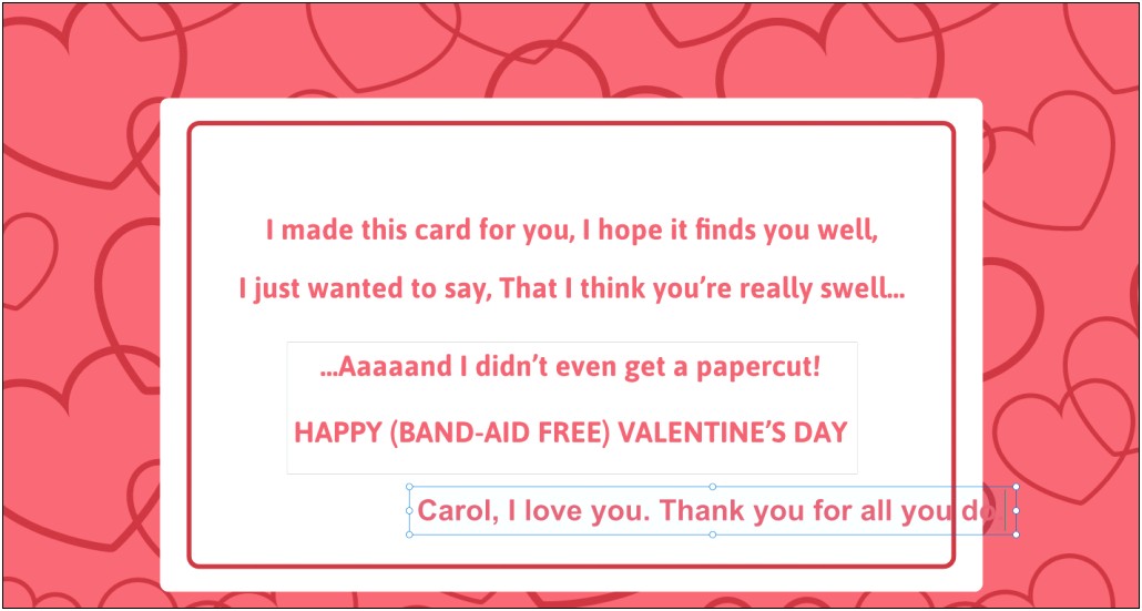 Free Valentine Cards Templates For Word