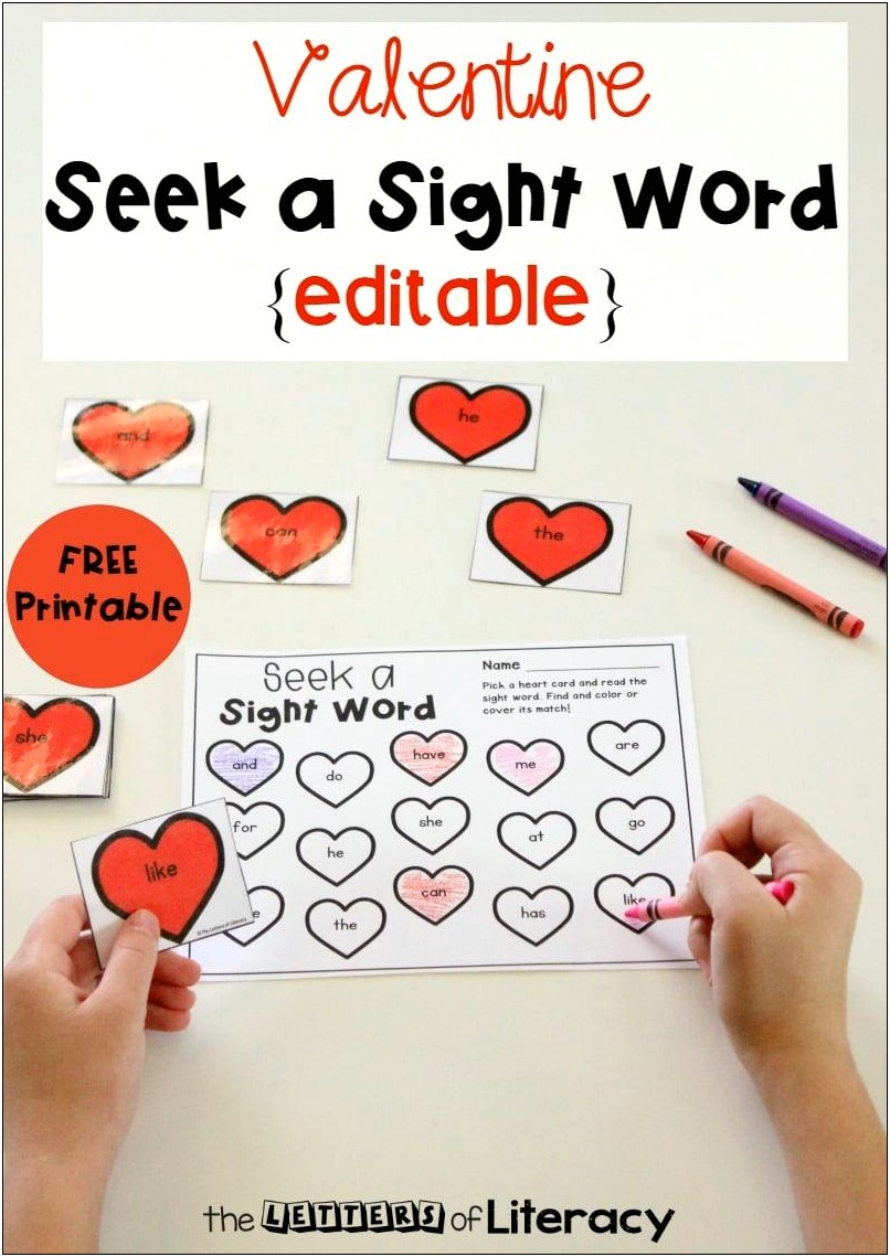 Free Valentine's Templates For Word
