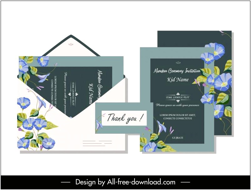 Free Vector Background For Wedding Invitation