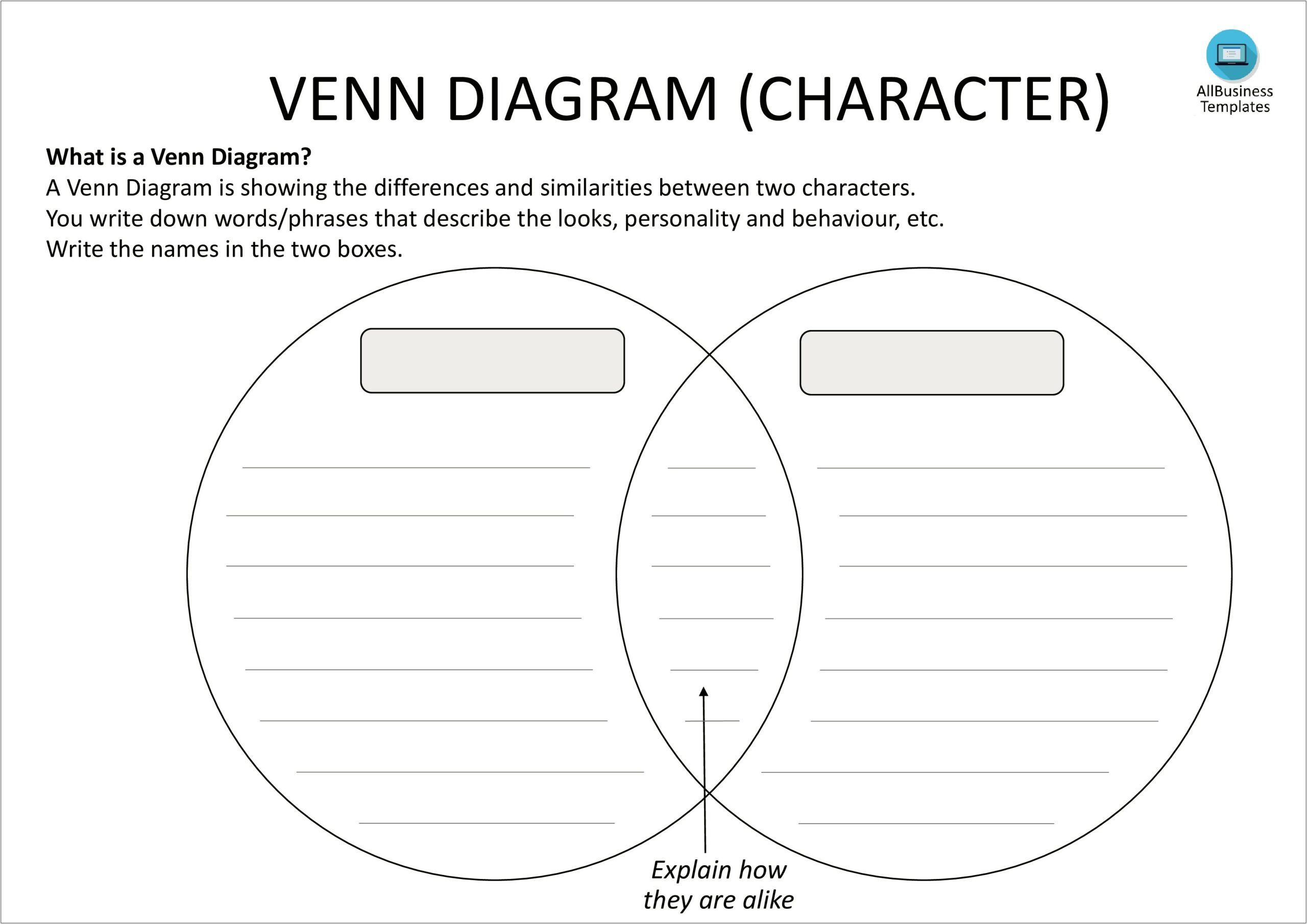 Free Venn Diagram Template For Word