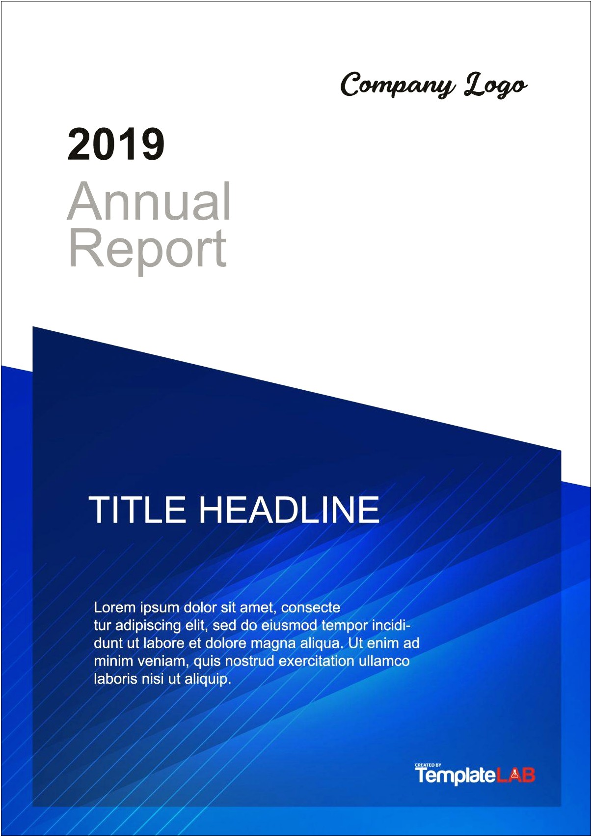 Free Word 2016 Report Cover Template