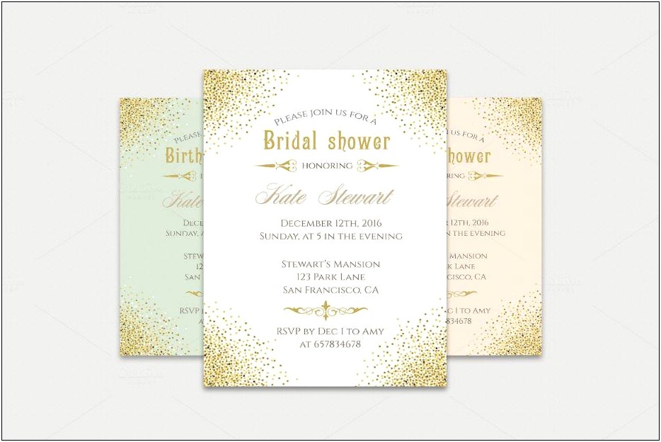 Free Word Bridal Shower Invitation Templates