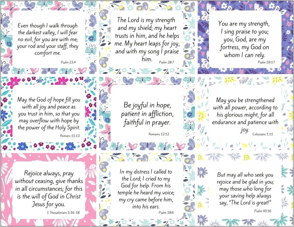 Free Word Templates For Christian Cards