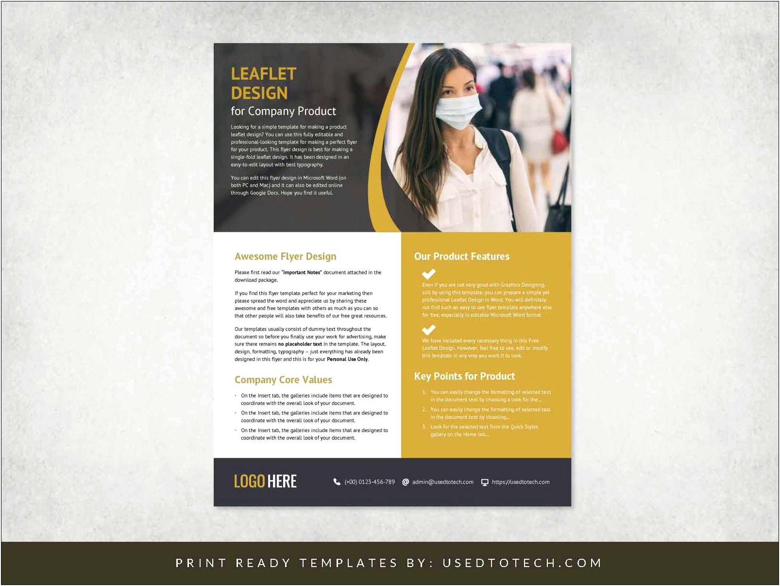Free Word Templates Pricing Brochures Flyers