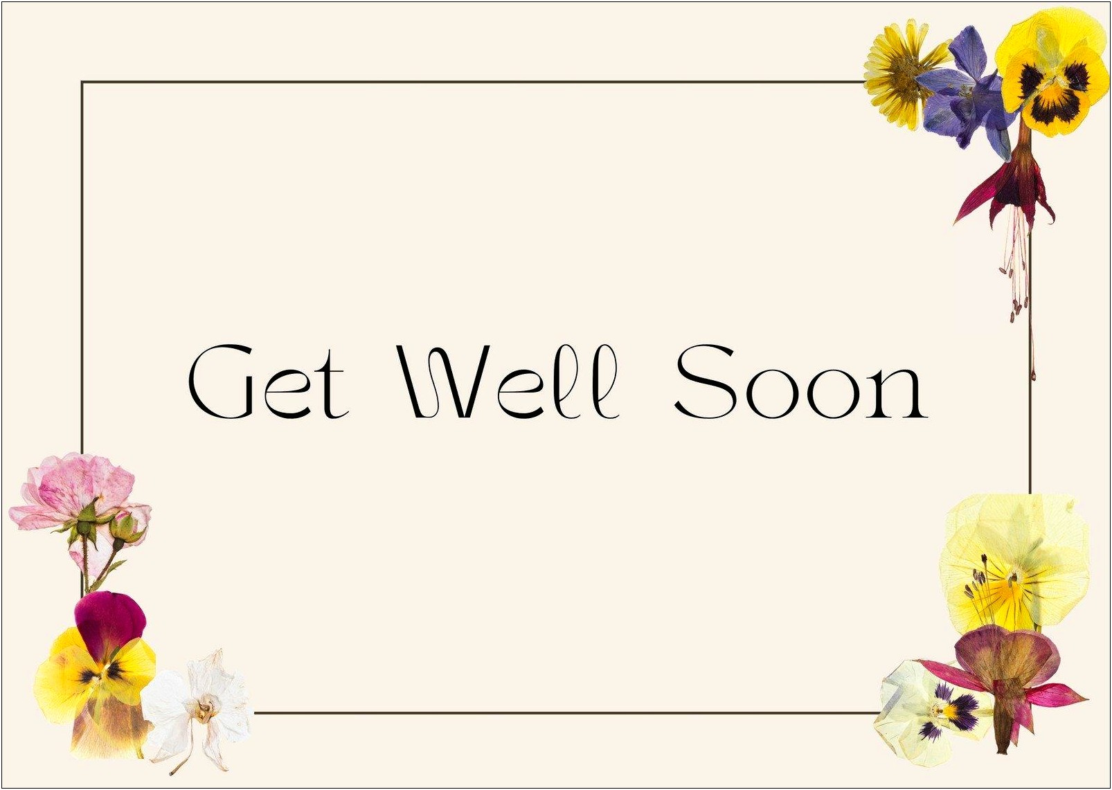 Get Well Card Template Microsoft Word