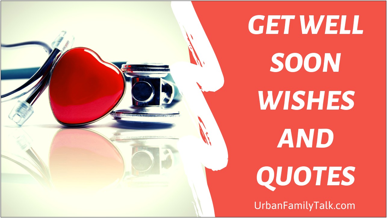 Get Well Soon Card Template Word