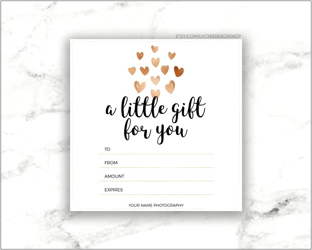 Gift Certificate Templates From Microsoft Word