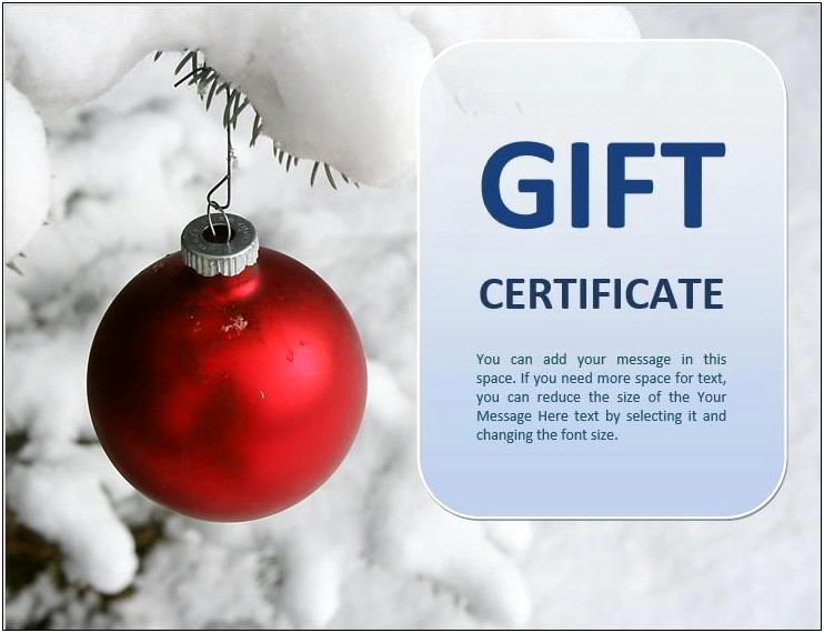 Gift Certificate Word Template For Mac
