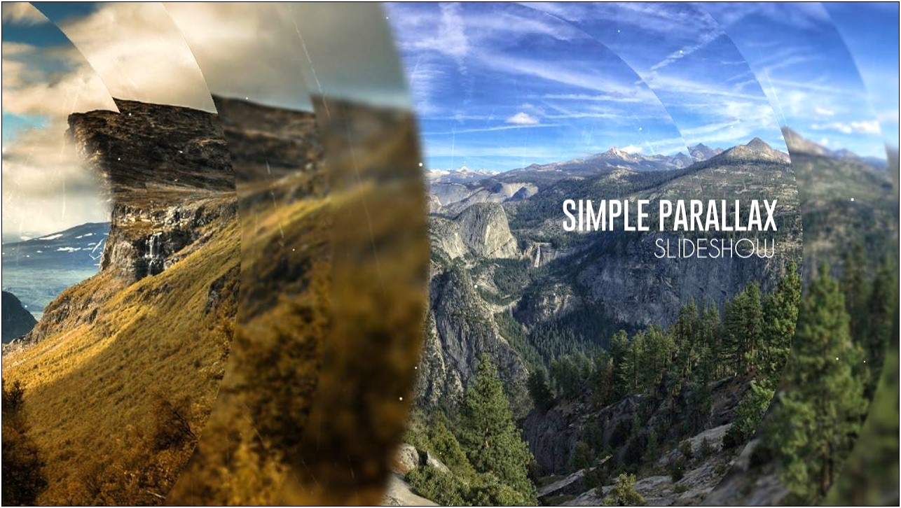 Glass Parallax Vegas Pro Template Download