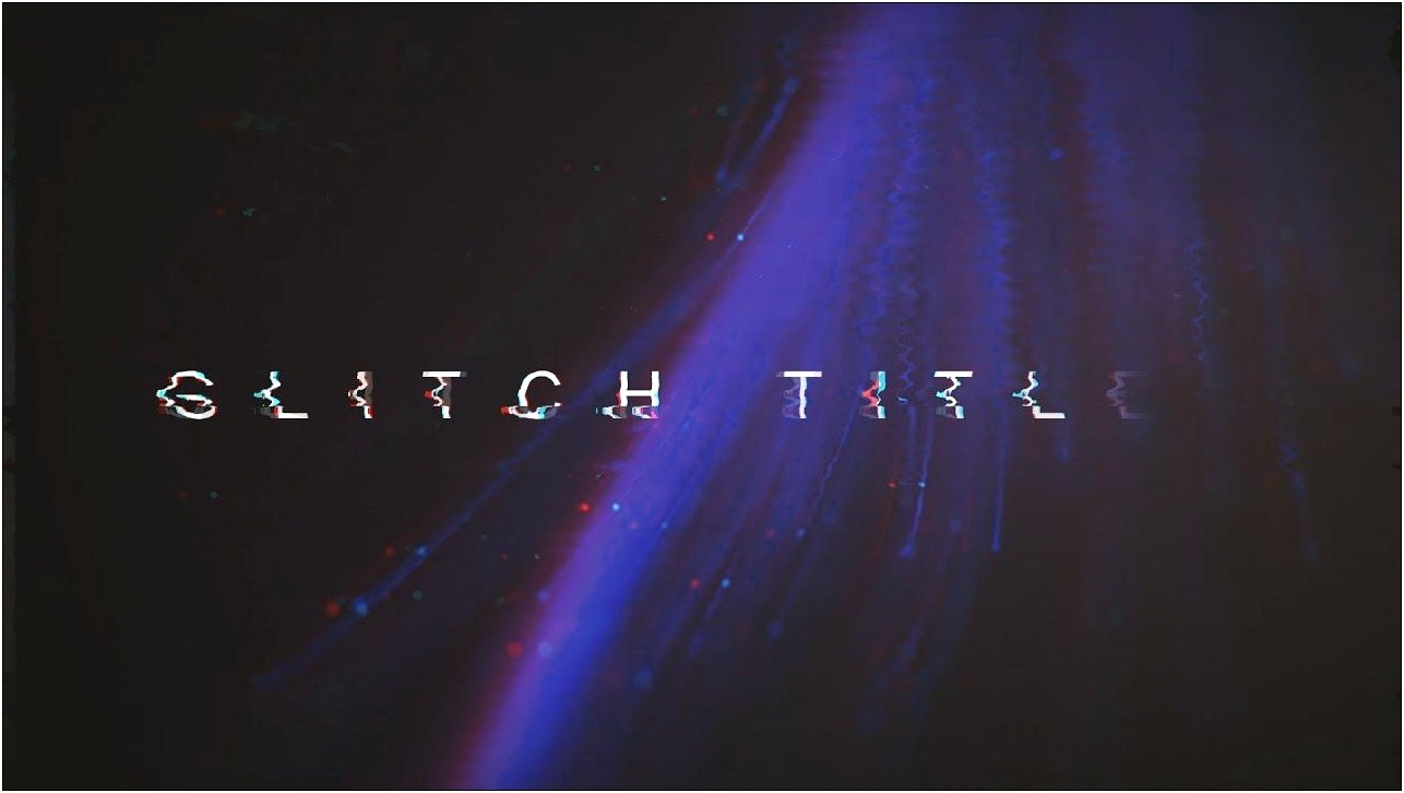 Glitch Like 2d Sony Vegas Intro Template Download