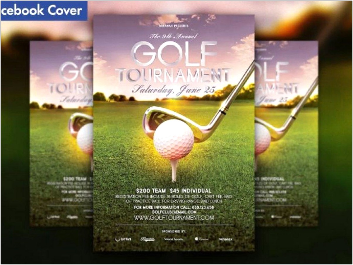 Golf Day Invitation Template Free Download