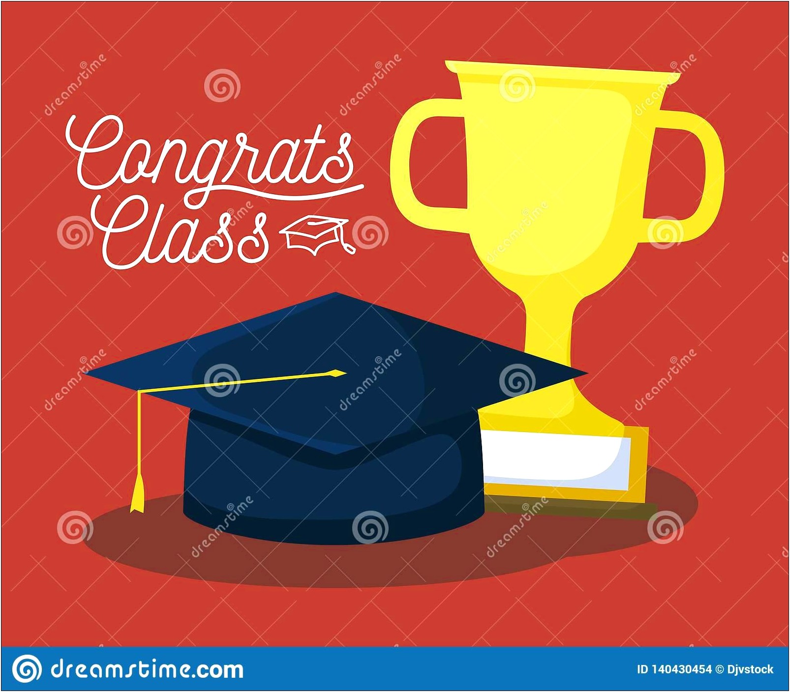 Graduation Card Template Vector Free Download
