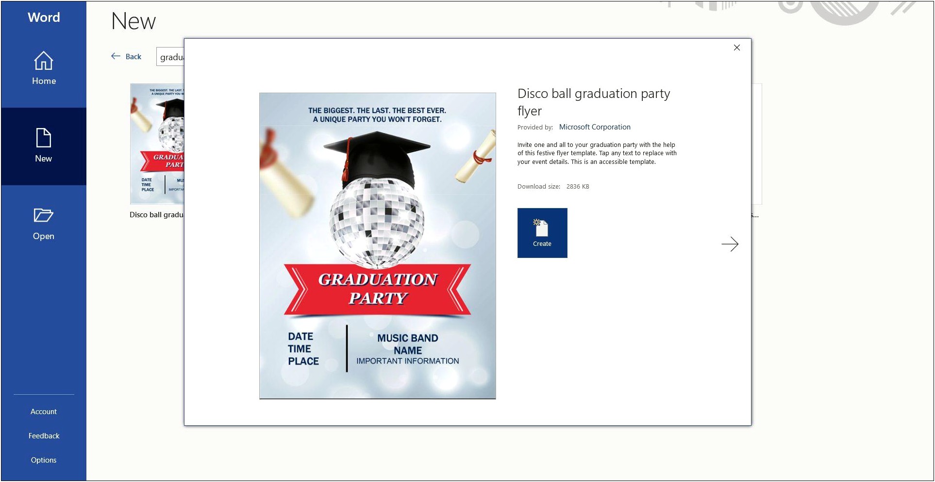 Graduation Invitation Templates Microsoft Word Free