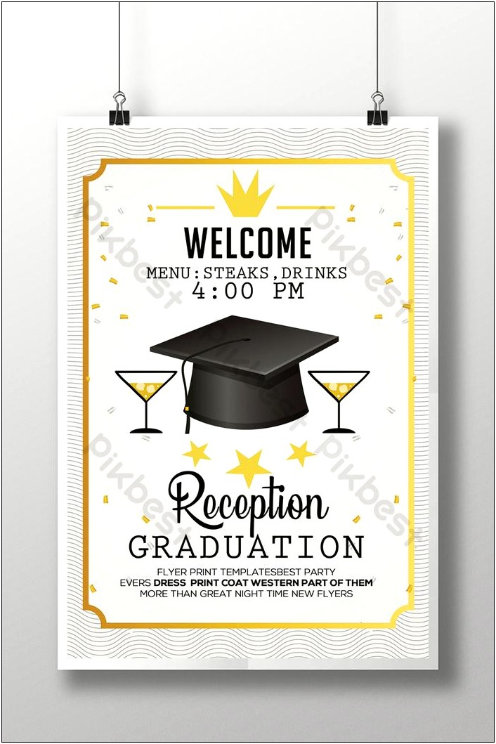 Graduation Party Flyer Template Free Download