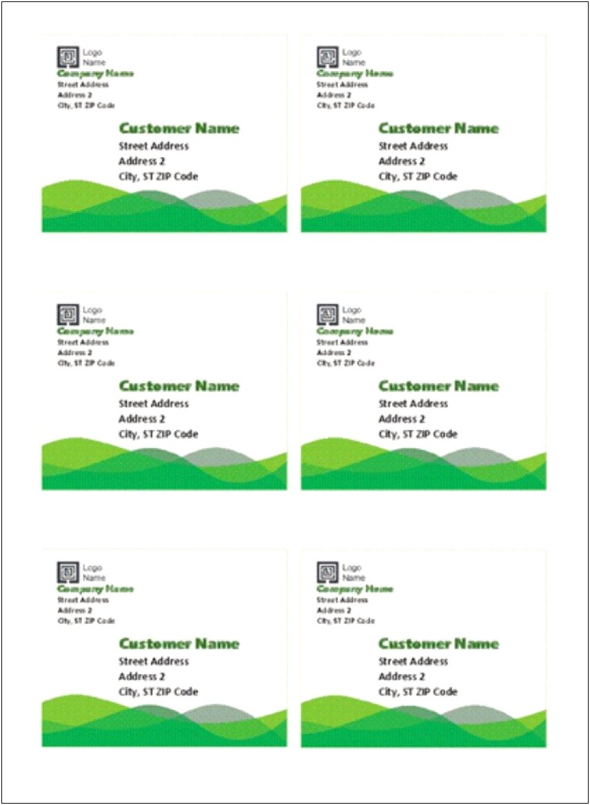 Green Bottle Label Templates For Ms Word 2007