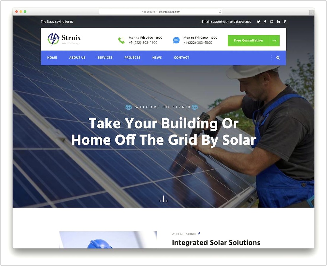 Green Energy Html Template Free Download