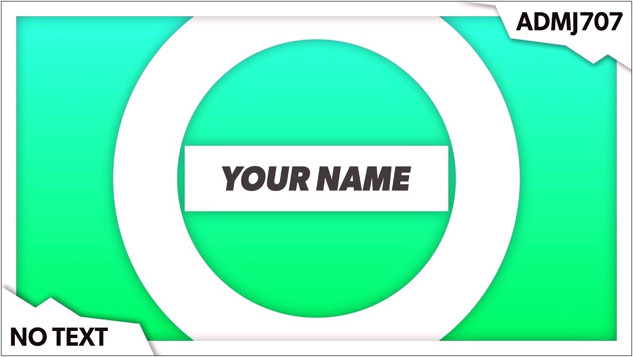 Green Intro Template No Text Download Link