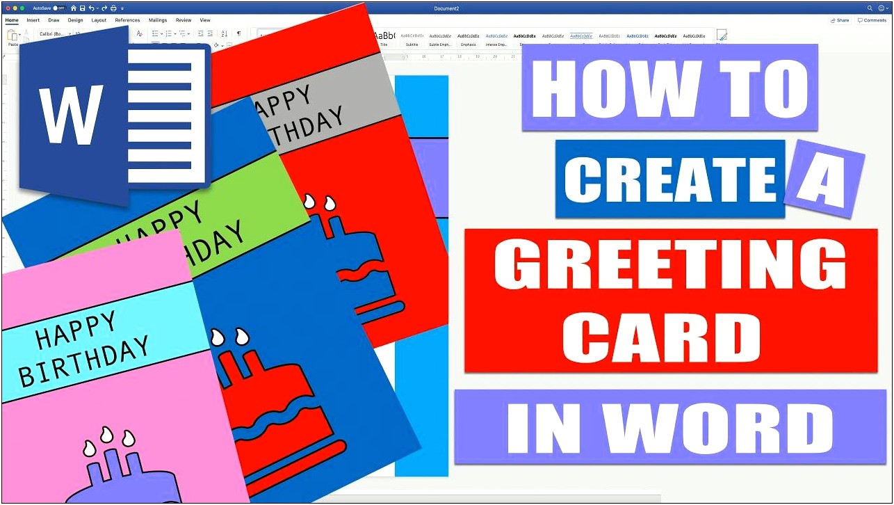 Greeting Card Template For Ms Word