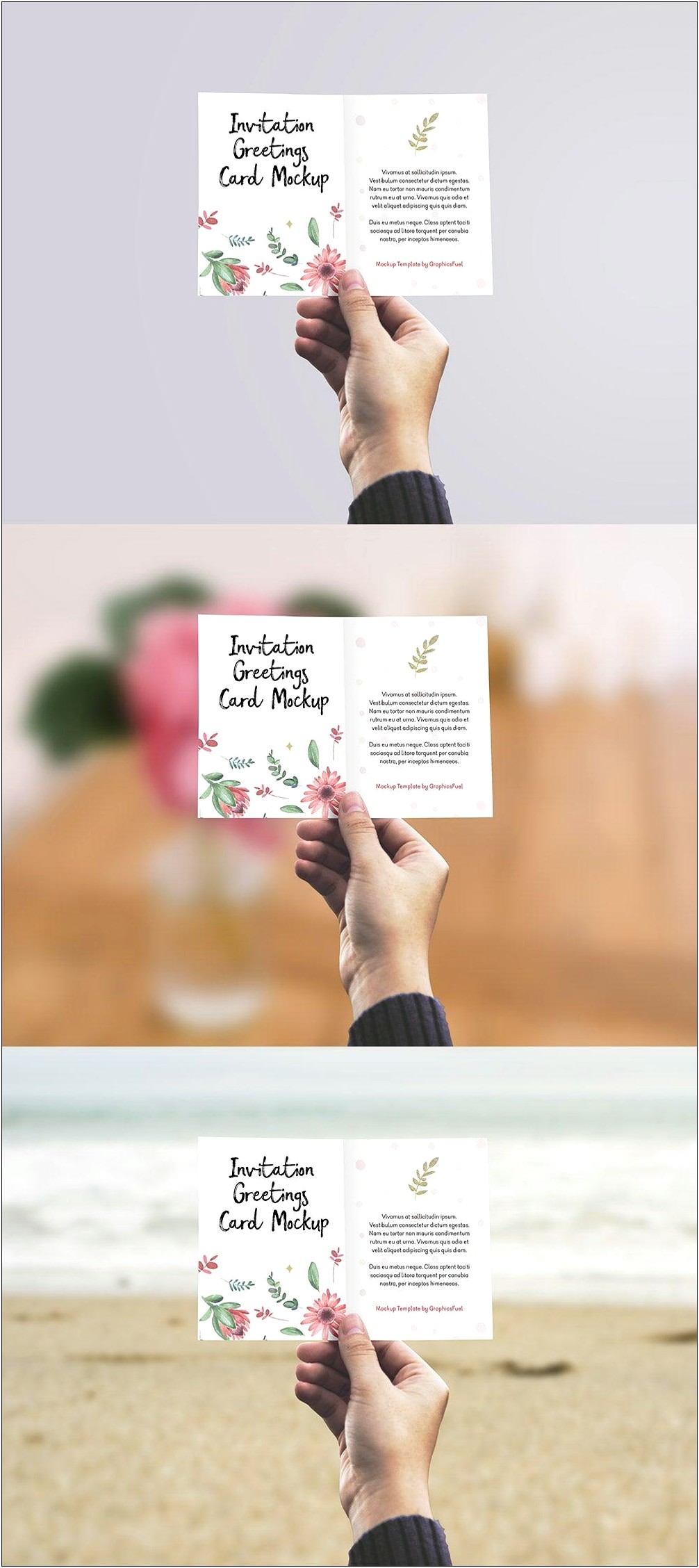 Greeting Card Template Psd Free Download