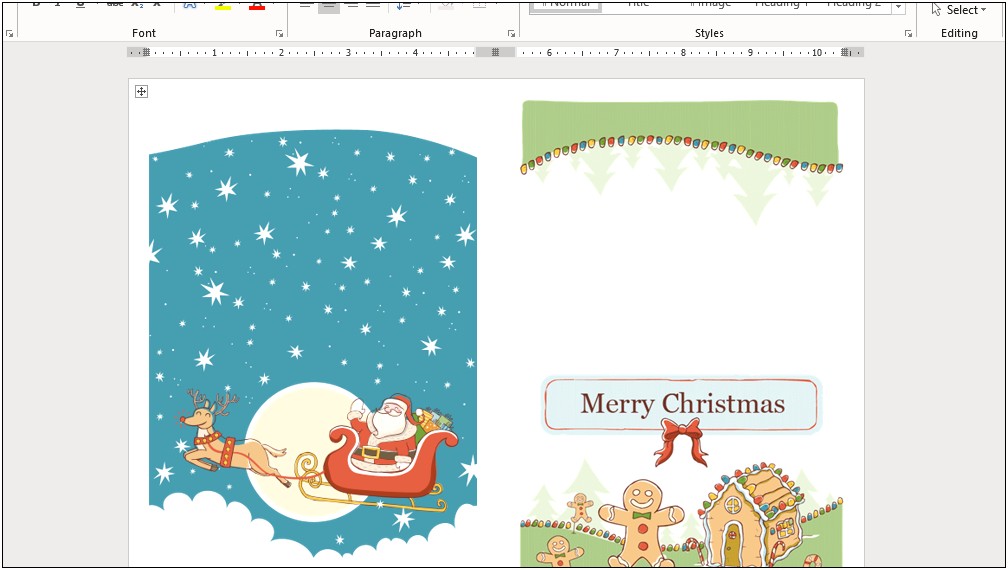 Greeting Card Templates For Word Free