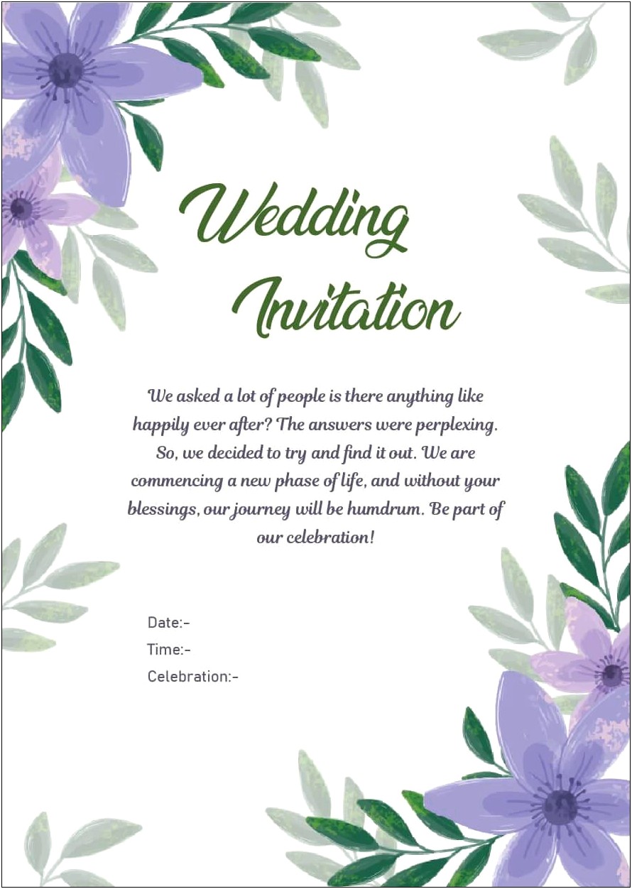 Guests Inviting Other People To Wedding