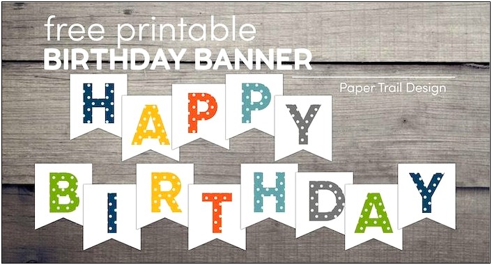 Happy Birthday Banner Template Microsoft Word