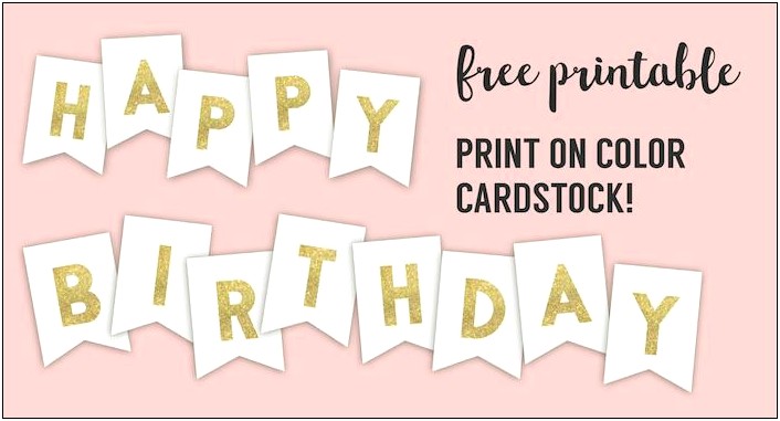 Happy Birthday Poster Template Free Download