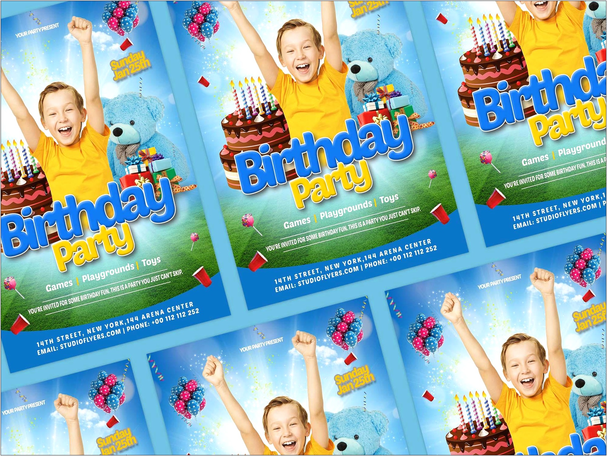 Happy Birthday Psd Template Free Download