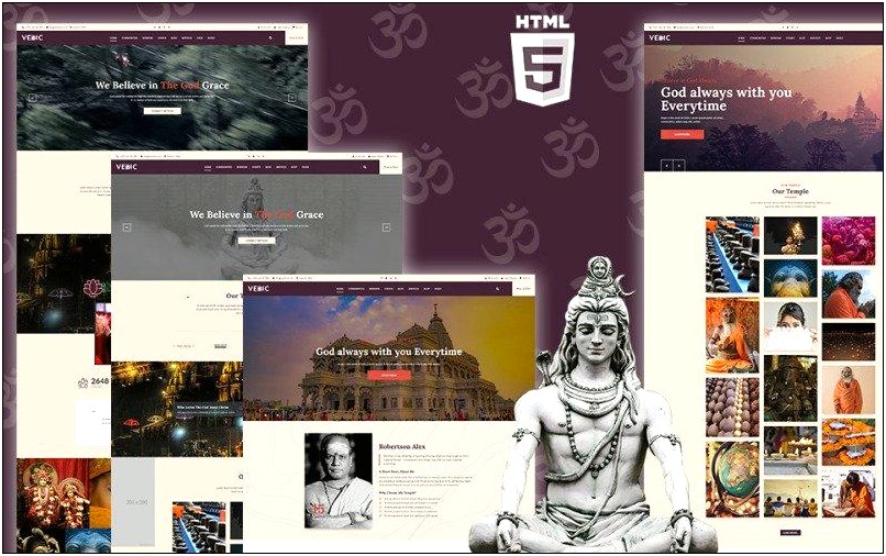 Hindu Devotional Web Templates Free Download