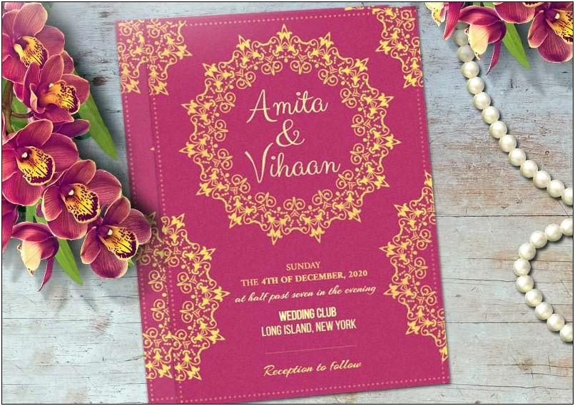 Hindu Wedding Invitation Card Online Free