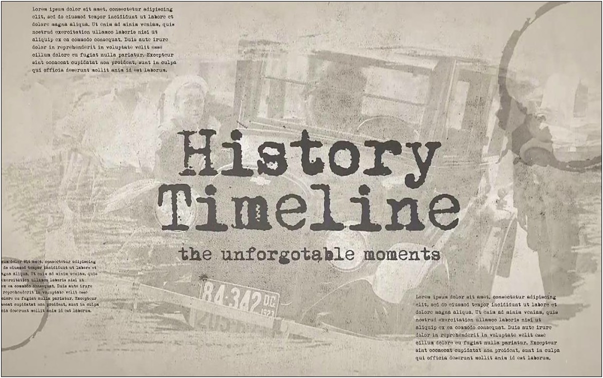 History Timeline Premiere Pro Template Download Mega