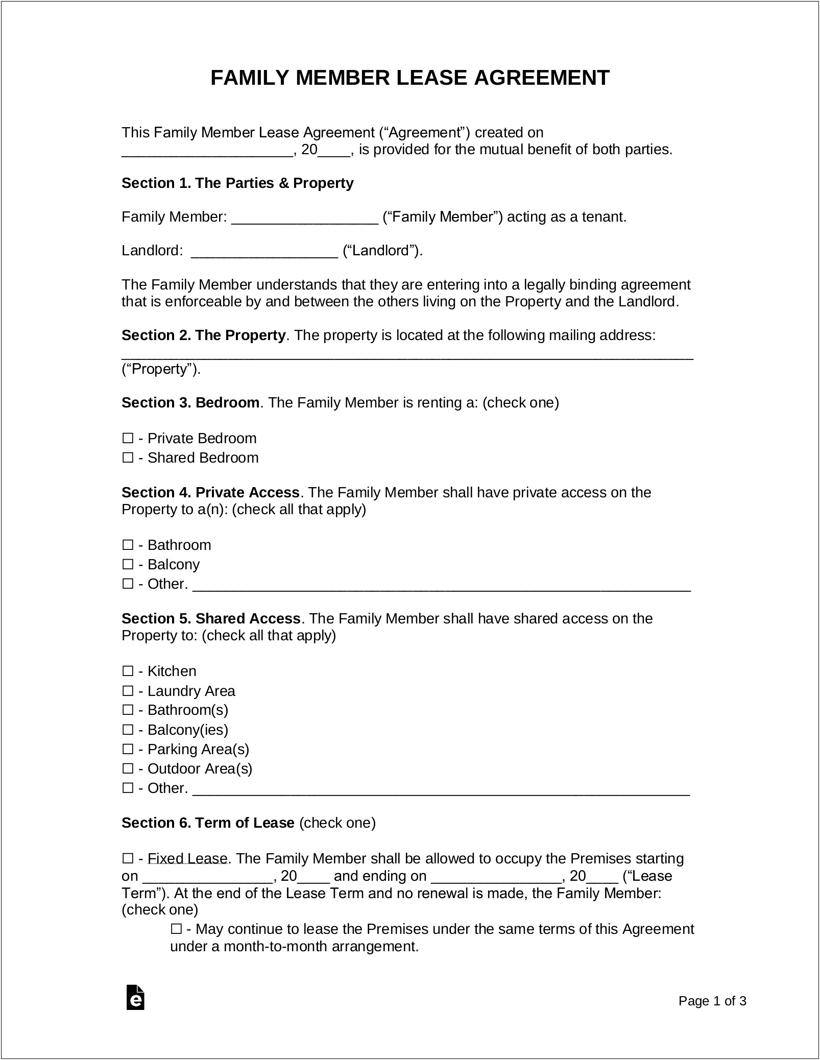 House Lease Agreement Template Microsoft Word