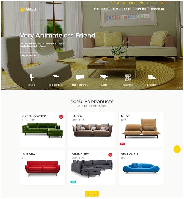 Html Chairify Furniture Template Free Download