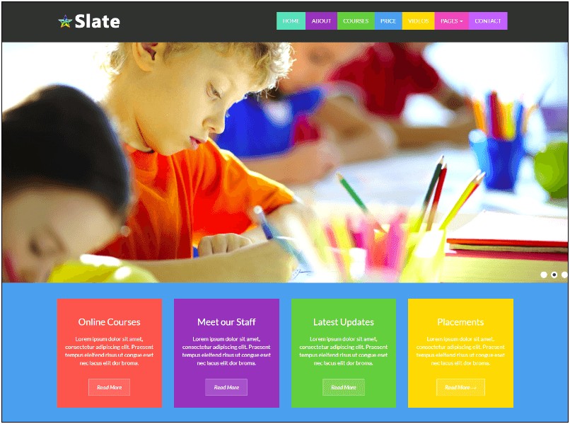 Html Templates Free Download For School