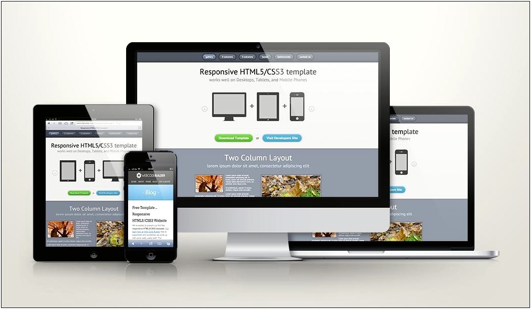 Html5 Css3 Mobile Templates Free Download