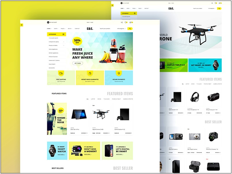 Html5 Responsive Ecommerce Templates Free Download