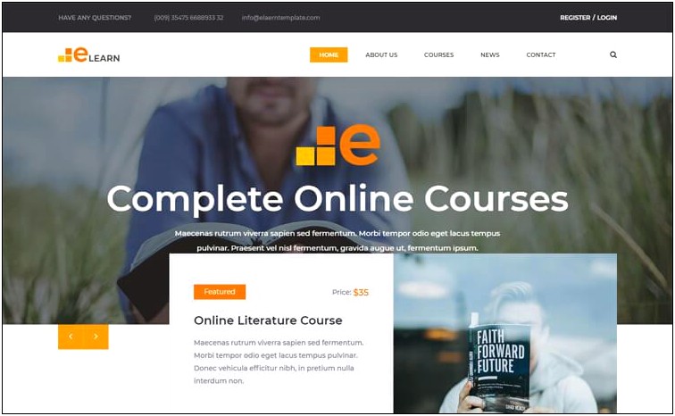 Html5 Responsive Education Template Free Download