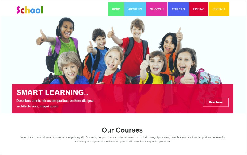 Html5 Templates Free Download For Education