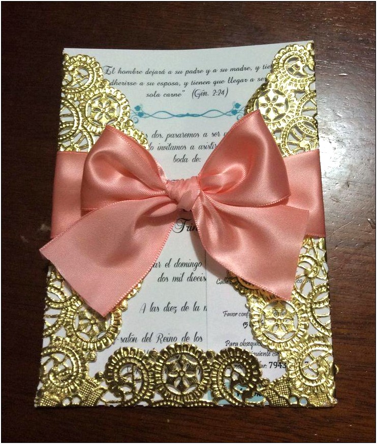 Hyaline And Dora Wedding Invitations With Lace