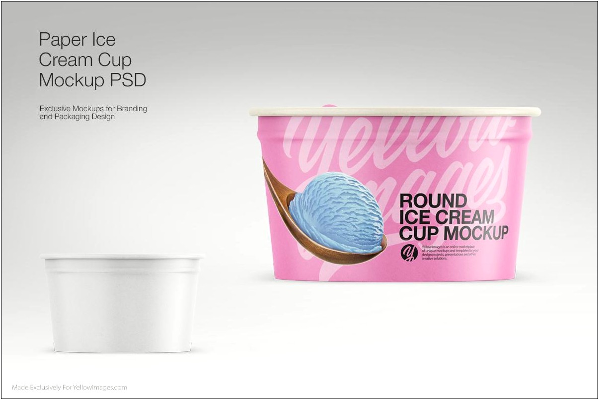 Ice Cream Cups Templates Free Download