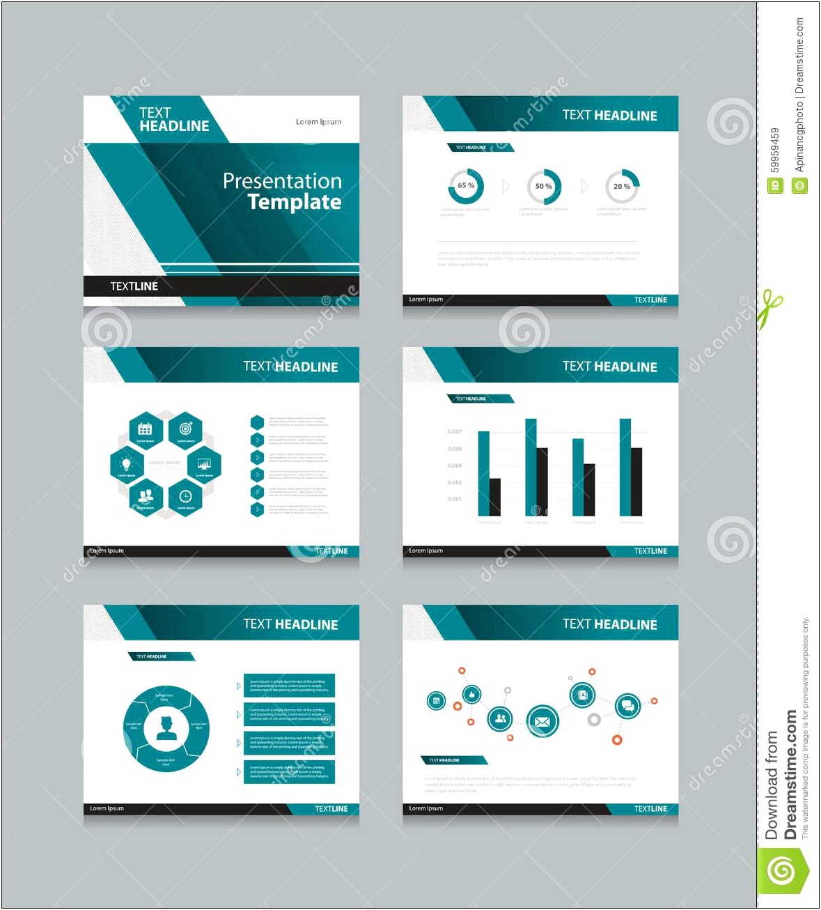 Idea Flat Powerpoint Template Free Download