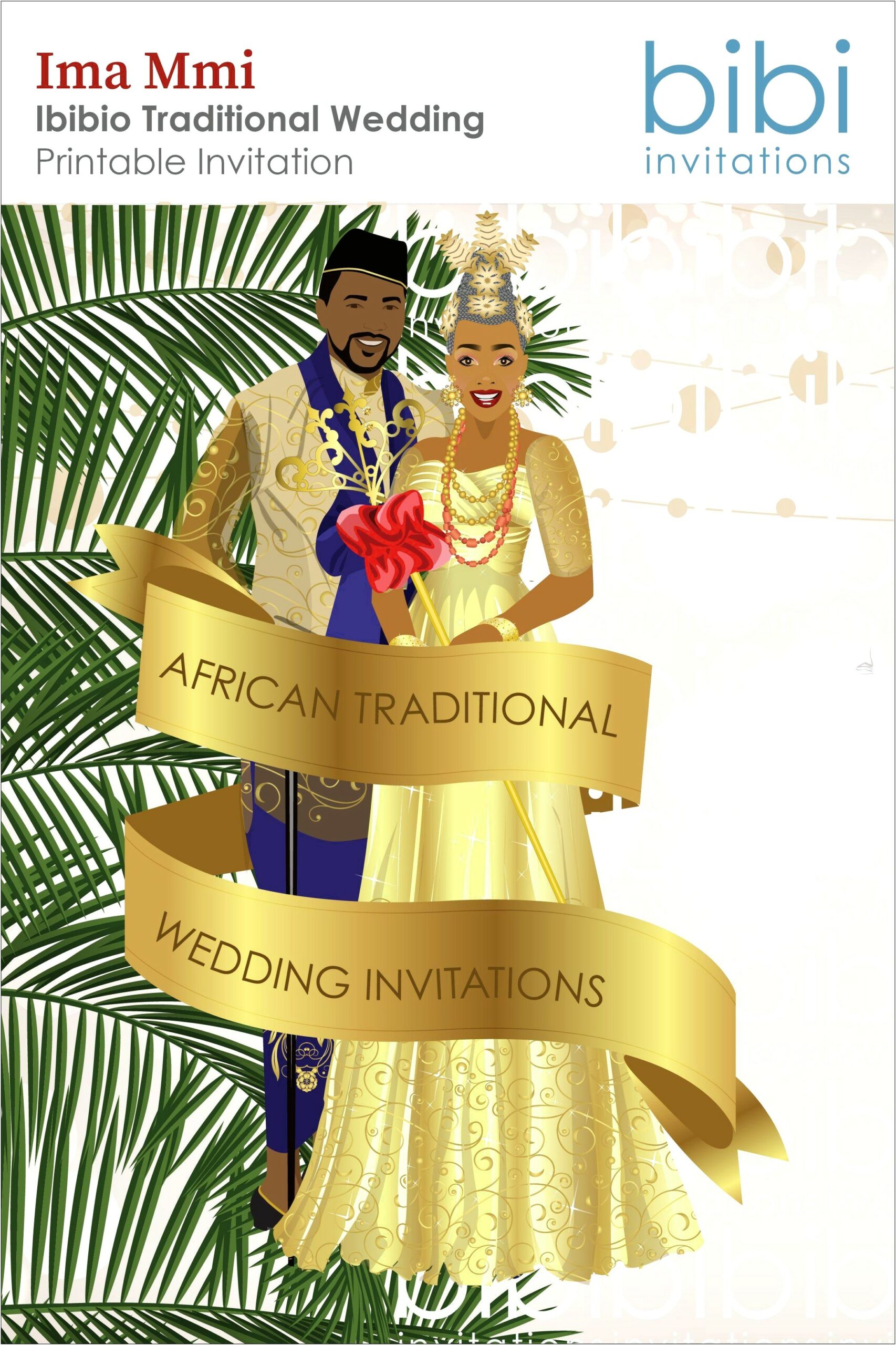 Igbo Traditional Wedding Invitation Card Designs