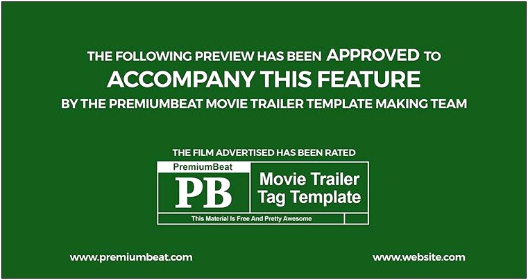 Imovie Trailer Templates Download For Band Promos