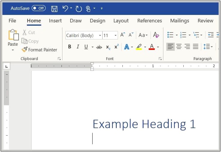 In Word 2016 Create Template With Special Formatting