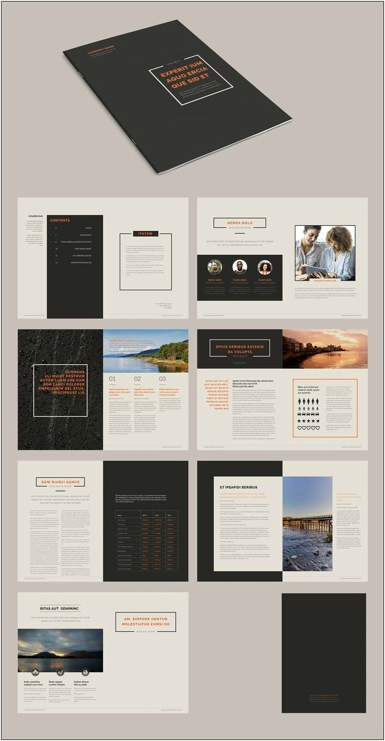 Indesign Brochure Templates Free Download 11x17