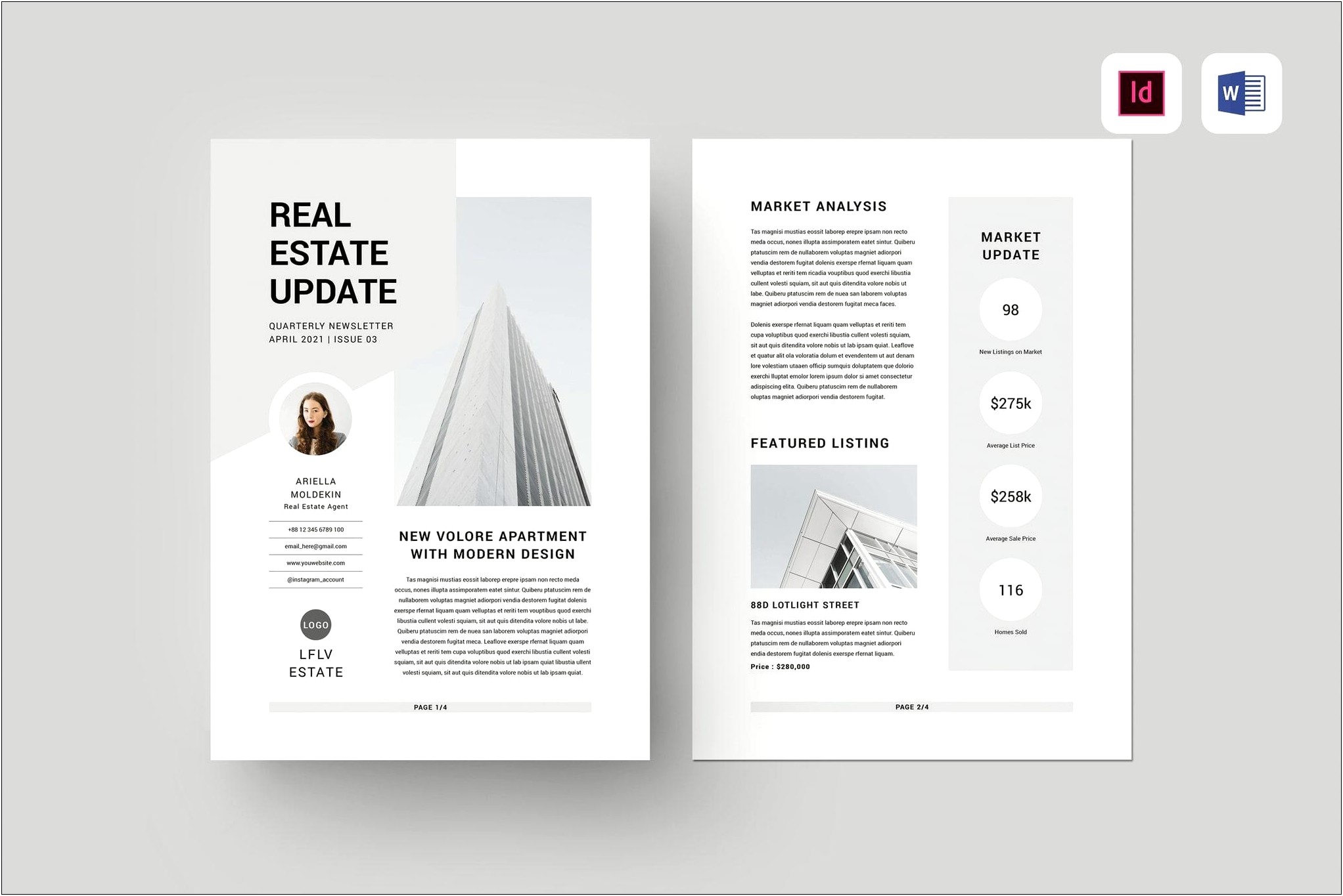 Indesign Cs6 Newsletter Templates Free Download