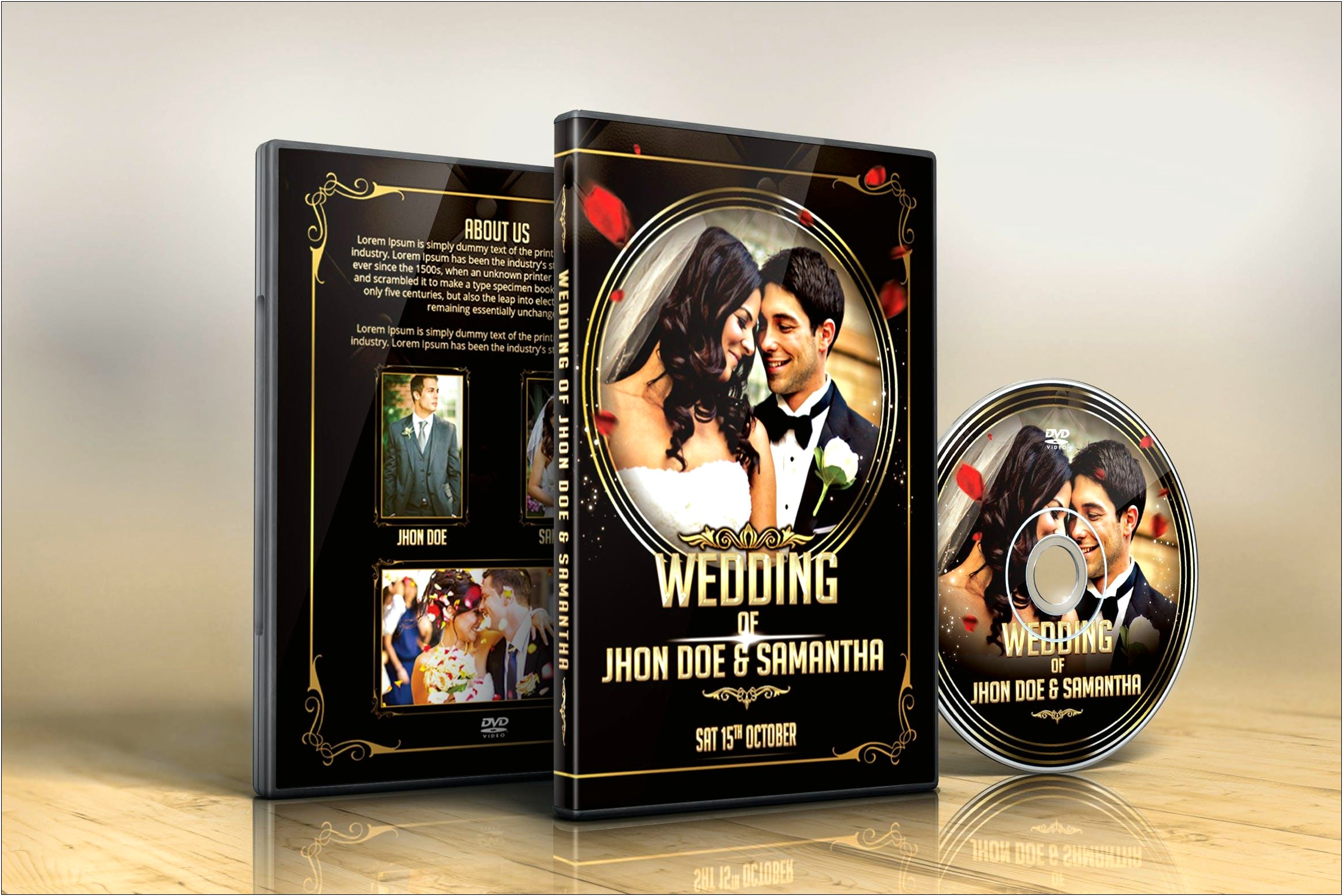 Indian Wedding Dvd Cover Template Psd Download
