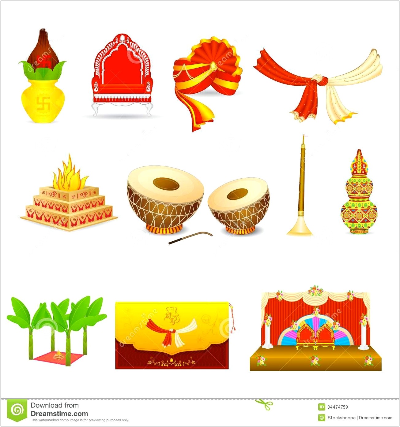 Indian Wedding Invitation Cards Vector Free Download