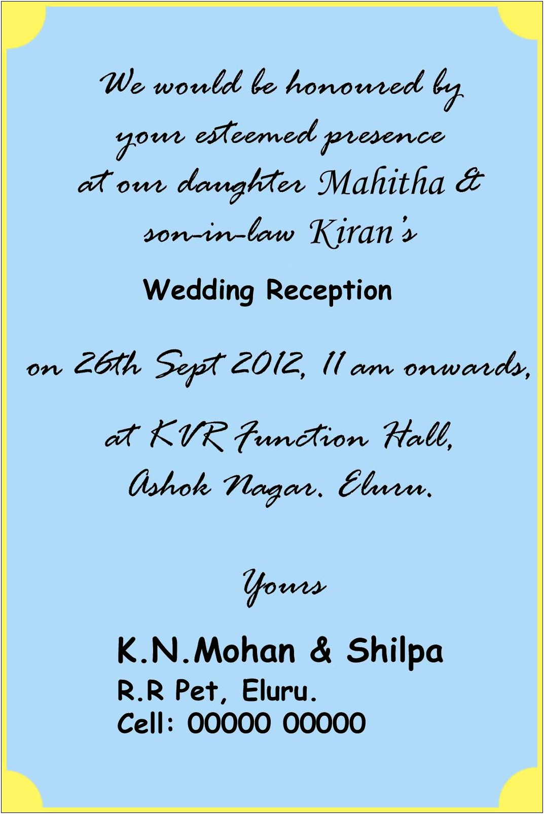 Indian Wedding Invitation Lines For Friends
